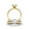 1.1ct Brillaint Diamond Rope Style Twisted Gold Engagement Ring - 02CG13